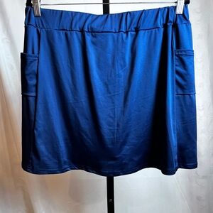 Royal Blue Skort with Pockets - Not worn